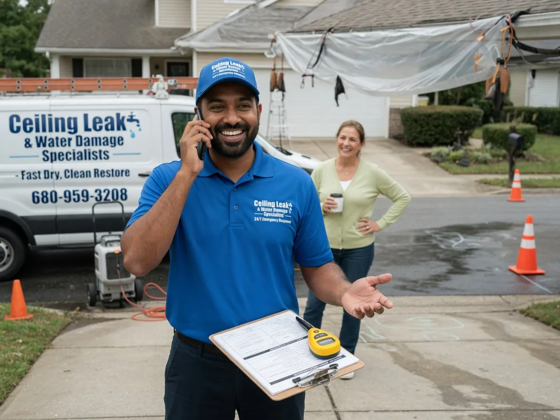Ceiling Leak Cleanup Veneta, OR FAQs